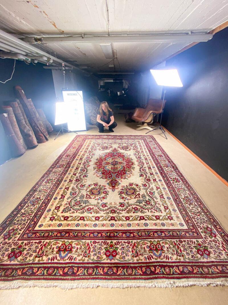 upean elegantti kukkais tabriz  325 x 225 cm