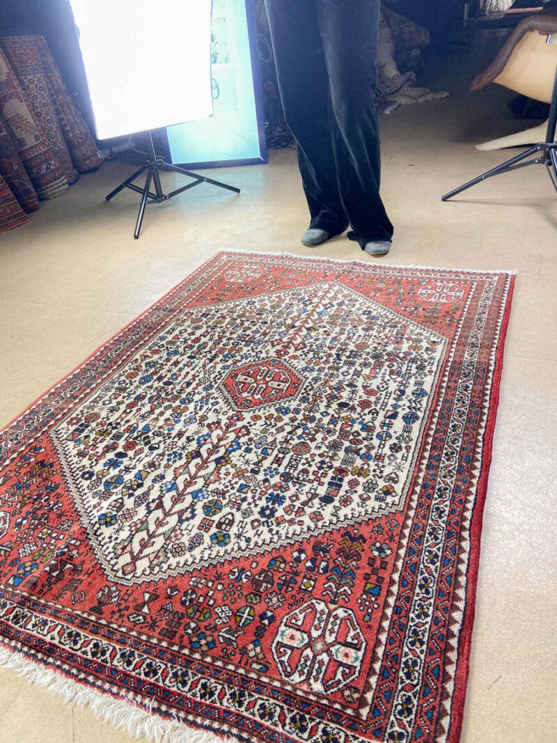 yksityiskohtainen perinteinen abadeh 152 x 107 cm