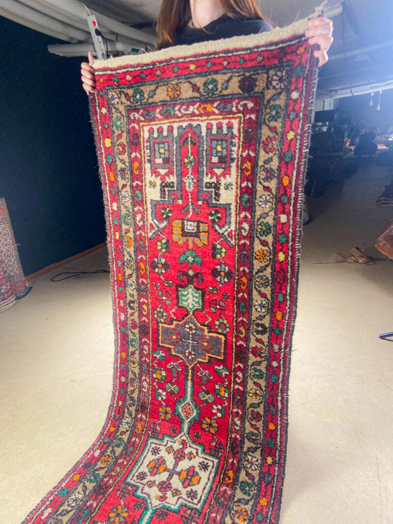 perinteinen harmoninen hamadan käytävämatto 285 x 75 cm