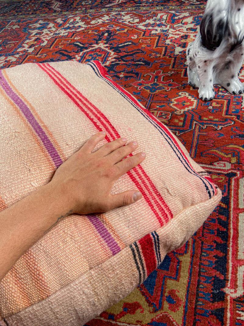 perinteinen pouf rahi 65 x 65 x 35 cm