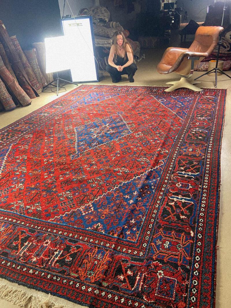 palatsikokoinen tyrmäävän tumma shiraz 383 x 277 cm