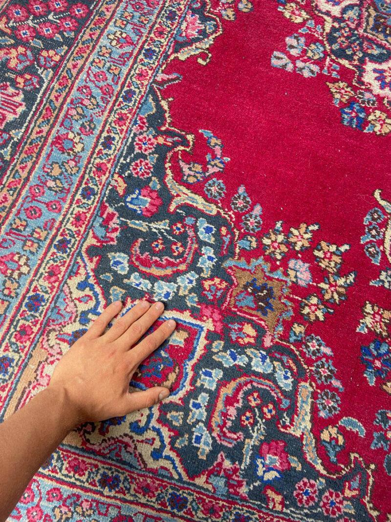 viininpunainen harmoninen tabriz 295 x 200 cm
