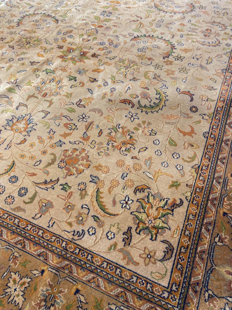 tyrmäävä maanläheinen vintage tabriz 343 x 248 cm