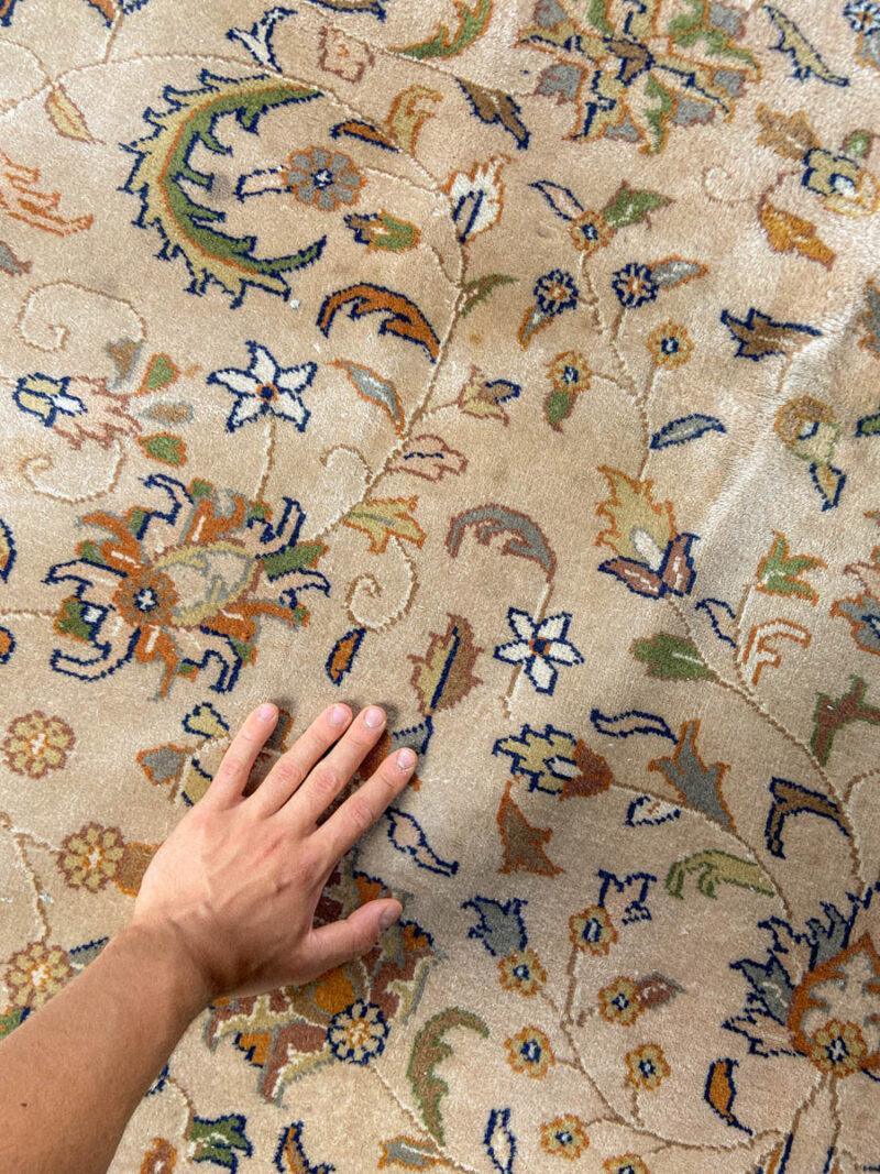tyrmäävä maanläheinen vintage tabriz 343 x 248 cm