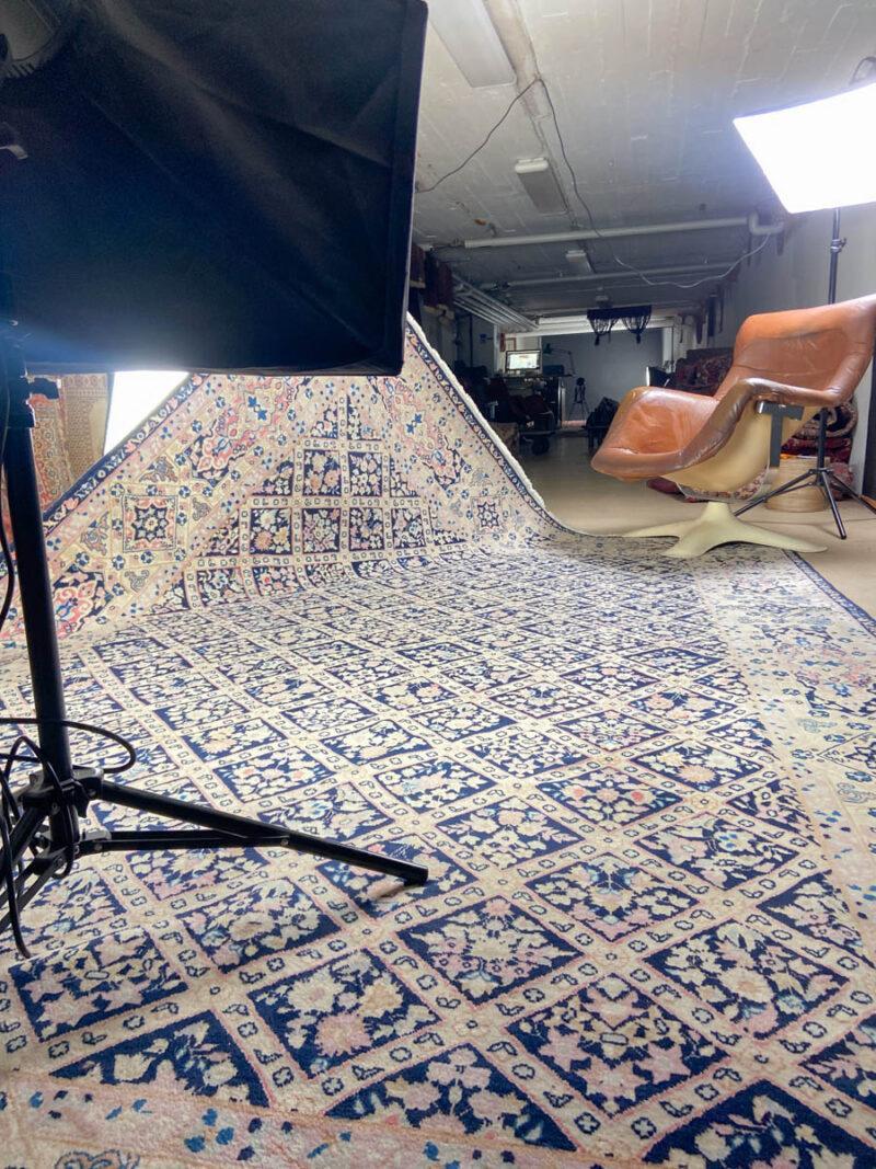 Äärimmäisen yksityiskohtainen palatsikokoinen tabriz  420 x 315 cm (kopio)