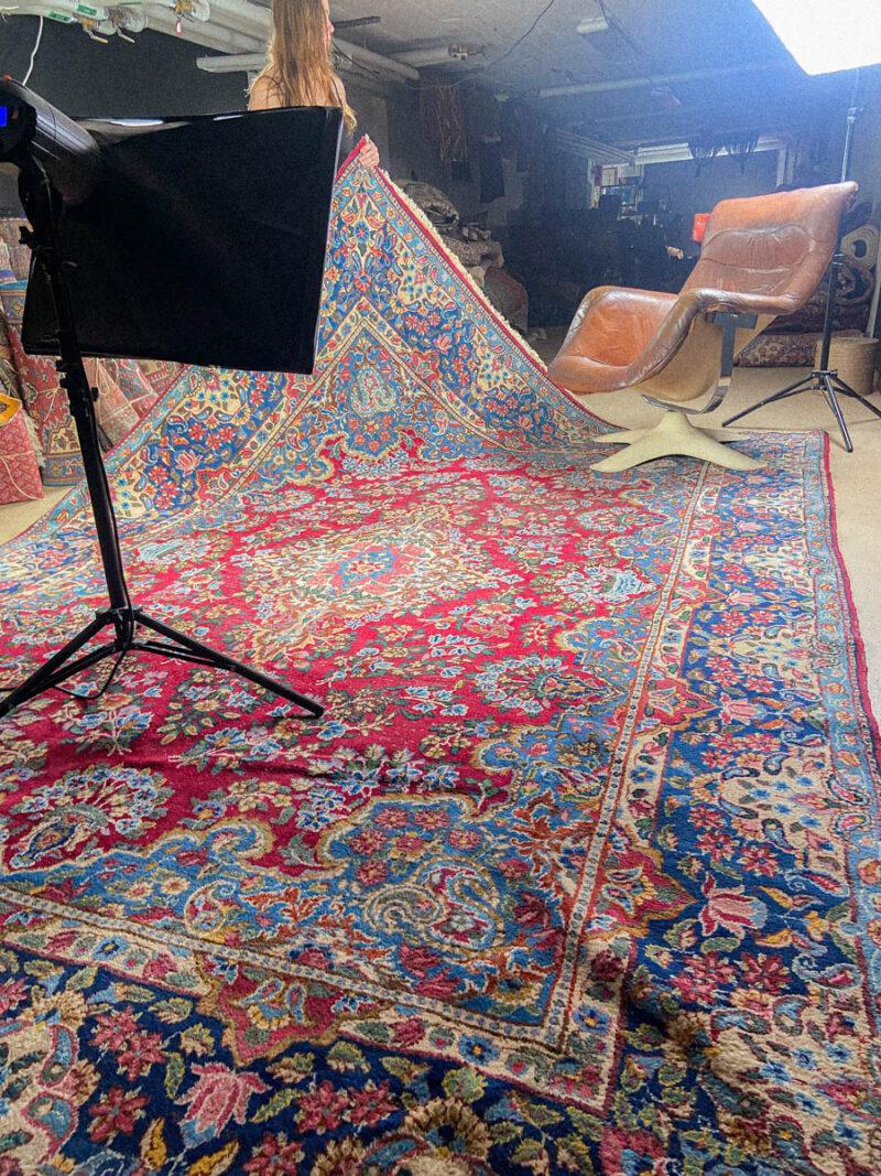 palatsikokoinen harmoninen vintage kirman  377 x 250 cm