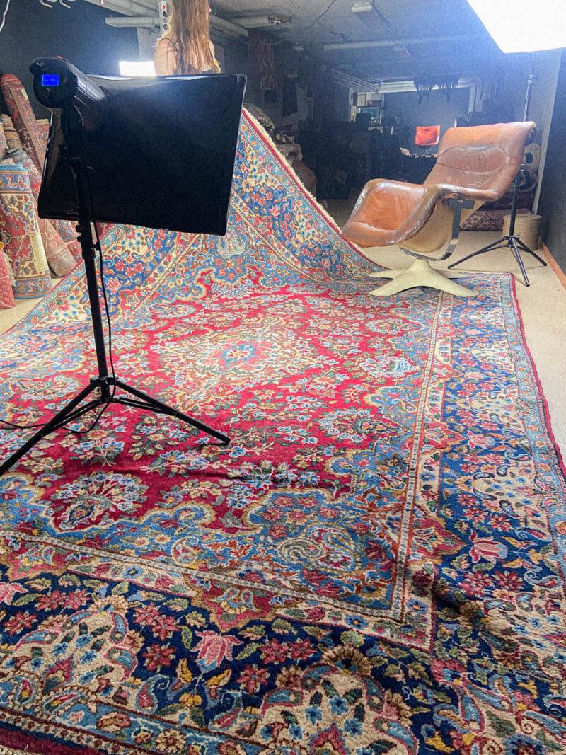 palatsikokoinen harmoninen vintage kirman  377 x 250 cm