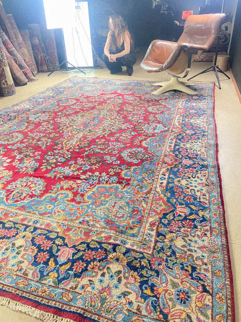 palatsikokoinen harmoninen vintage kirman  377 x 250 cm