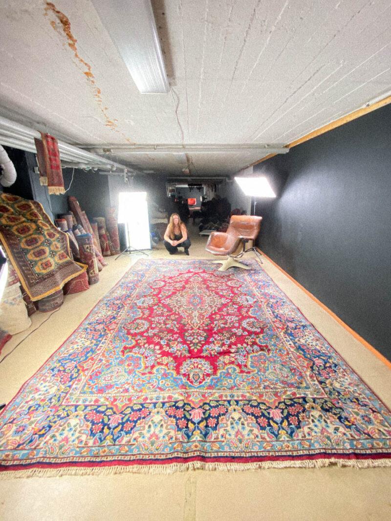 palatsikokoinen harmoninen vintage kirman  377 x 250 cm