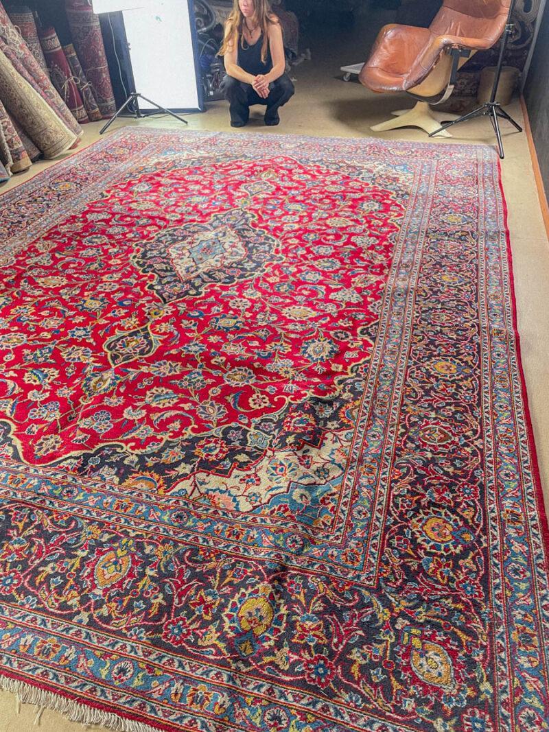 suunnattoman yksityiskohtainen palatsikokoinen keshan  400 x 295 cm (kopio)