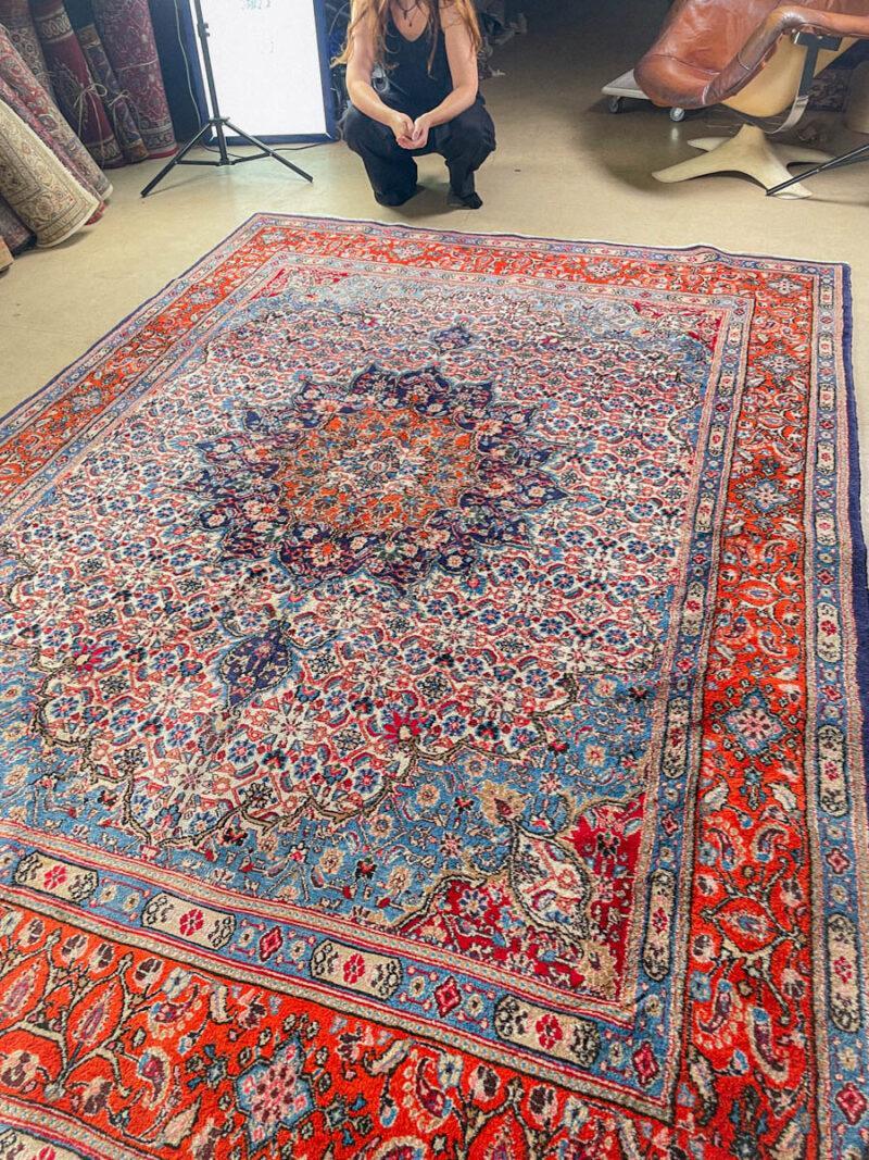 harvinainen vaaleanpunainen vintage bijar 295 x 202 cm (kopio)