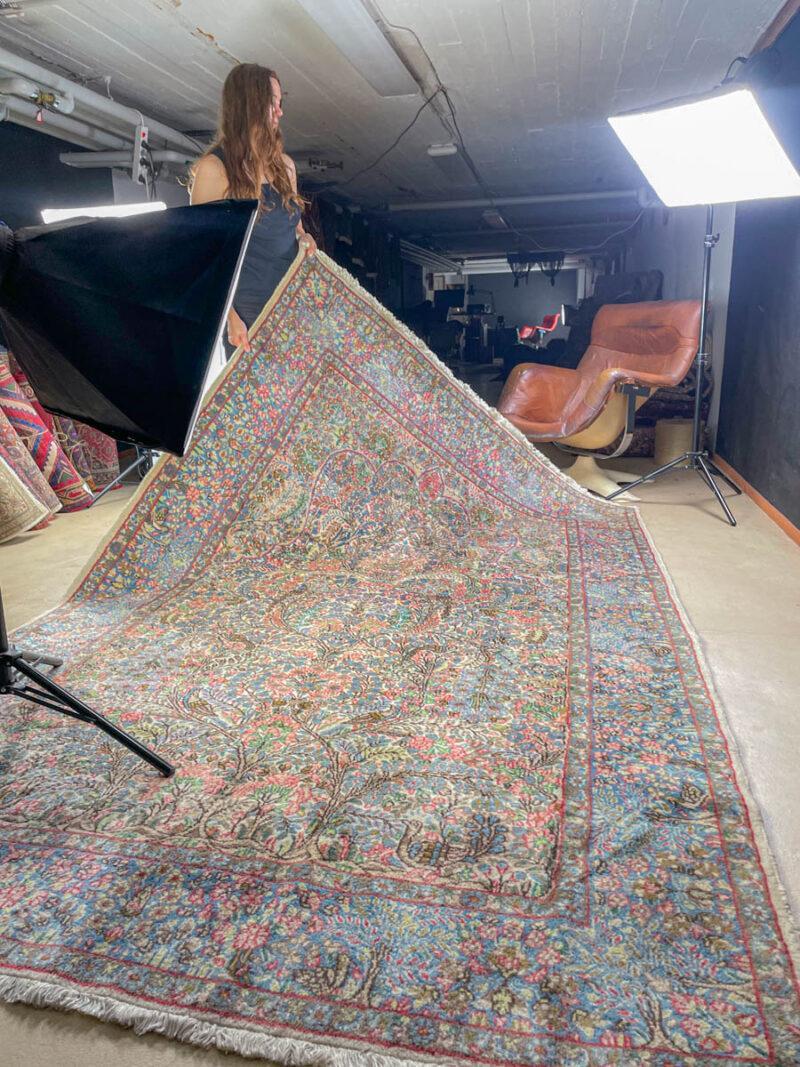 Äärimmäisen yksityiskohtainen henkeäsalpaava kirman 295 x 195 cm (kopio)