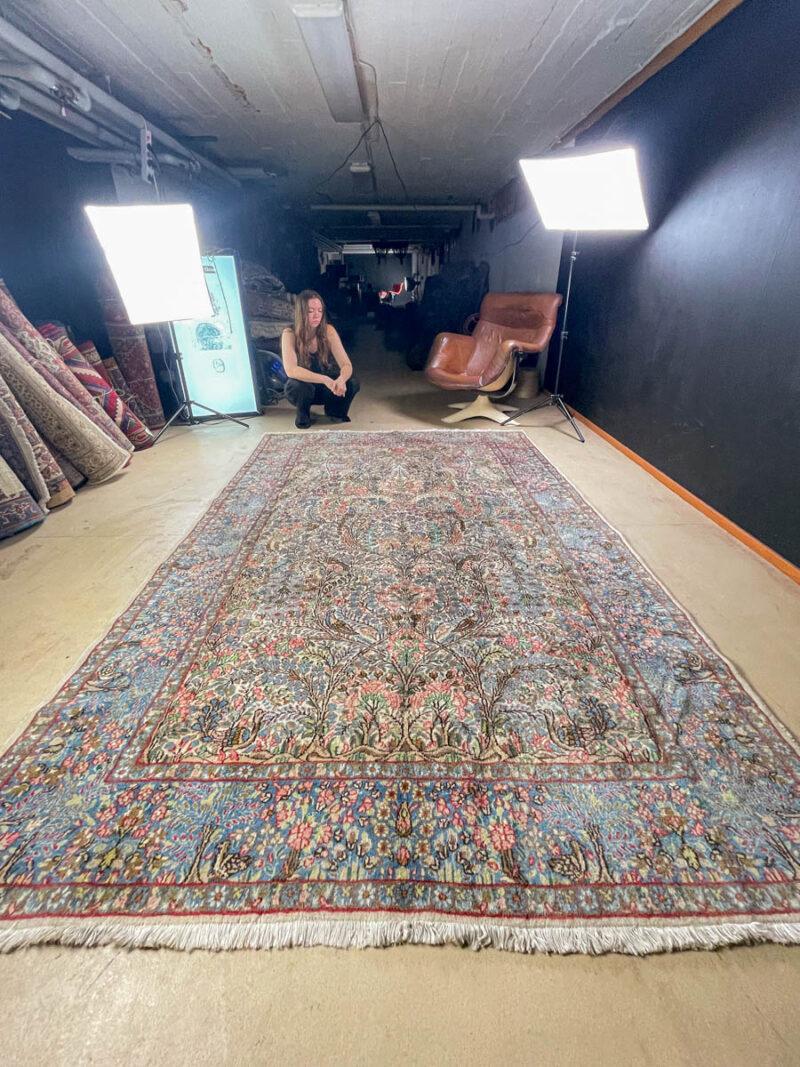Äärimmäisen yksityiskohtainen henkeäsalpaava kirman 295 x 195 cm (kopio)