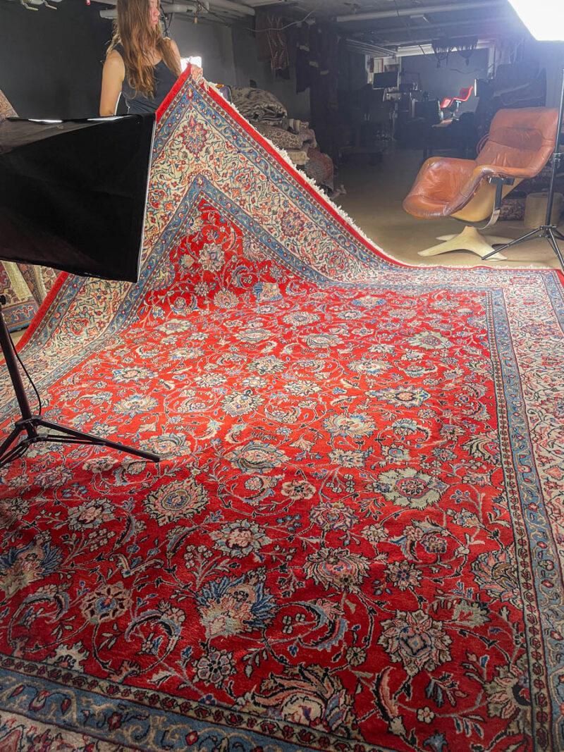 upea palatsikokoinen vintage tabriz  396 x 285 cm