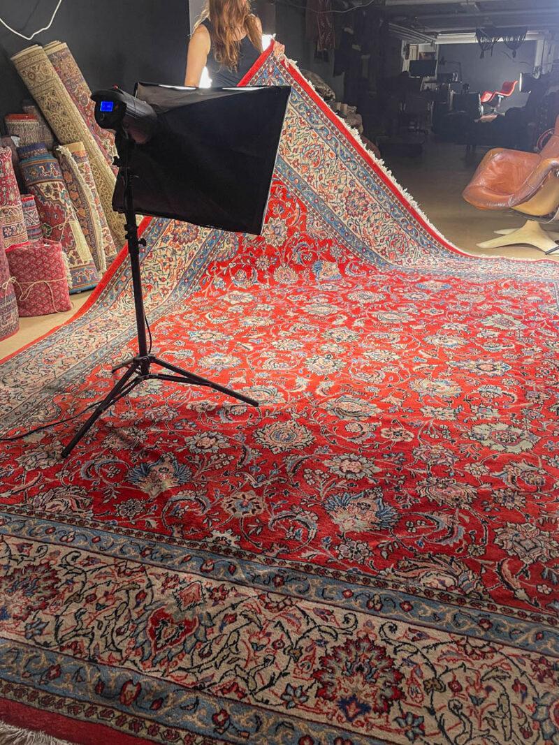 upea palatsikokoinen vintage tabriz  396 x 285 cm