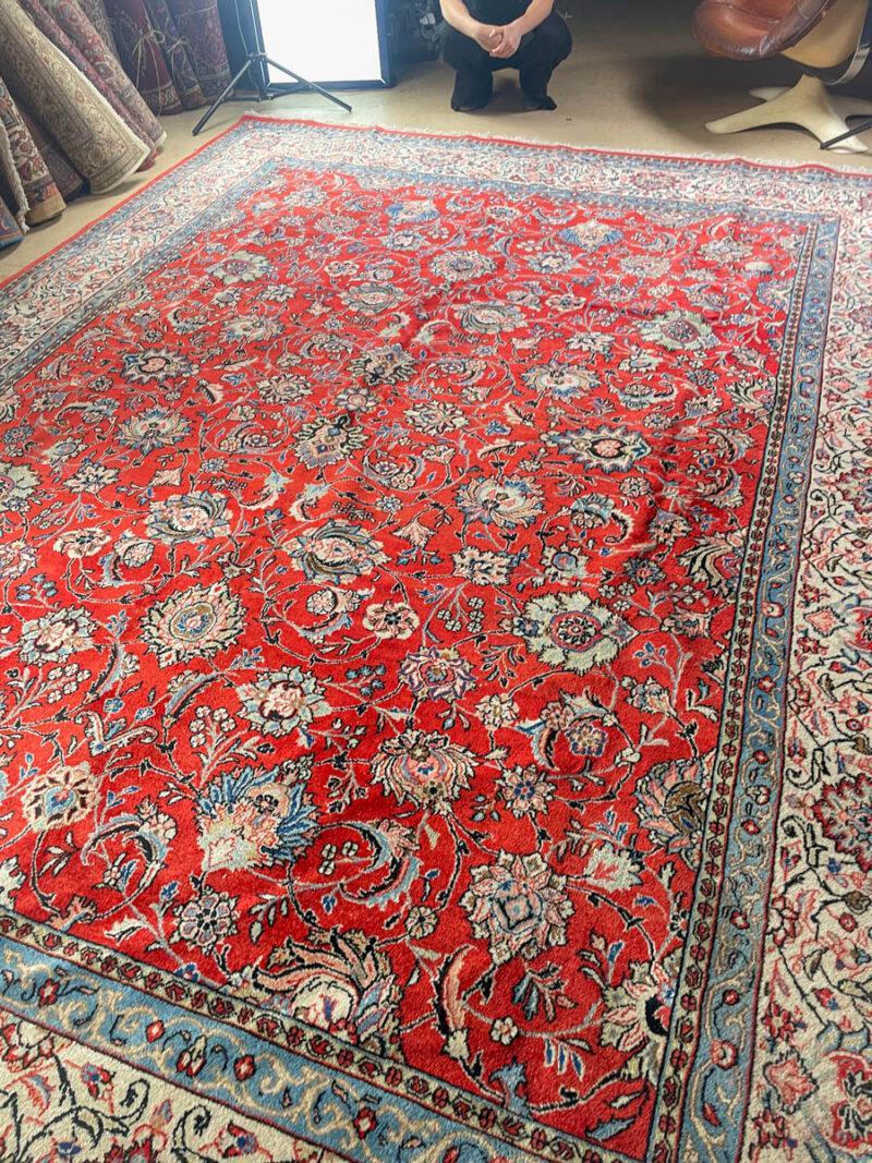 upea palatsikokoinen vintage tabriz  396 x 285 cm