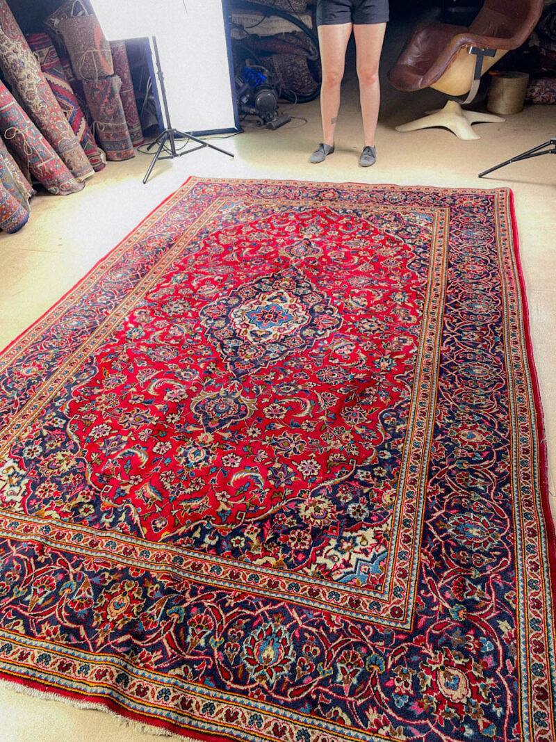 kauniin perinteinen keshan  300 x 190 cm