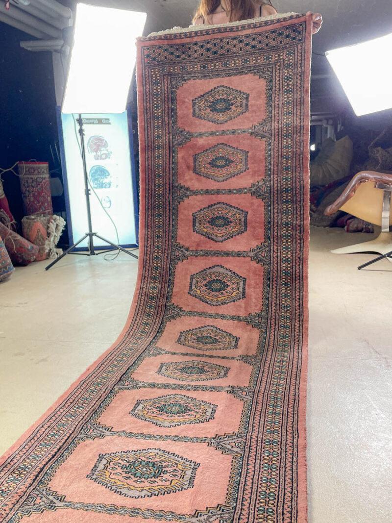 yksityiskohtainen bijar käytävämatto – 283 x 77 cm (kopio)
