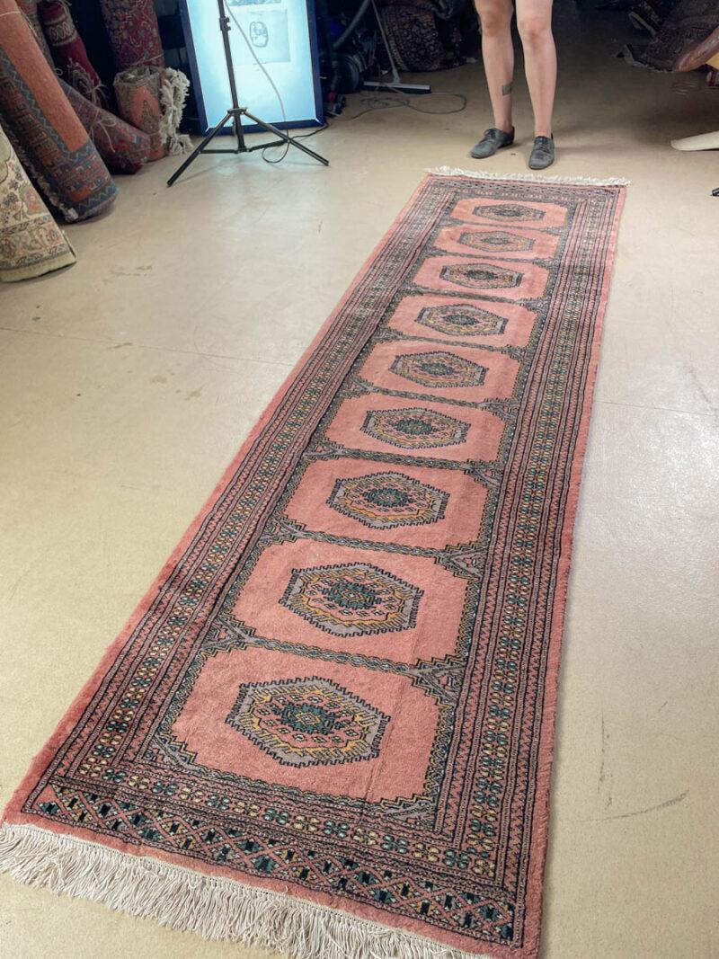 yksityiskohtainen bijar käytävämatto – 283 x 77 cm (kopio)