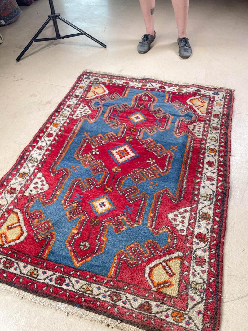 kaunis vintage malayer  145 x 100 cm