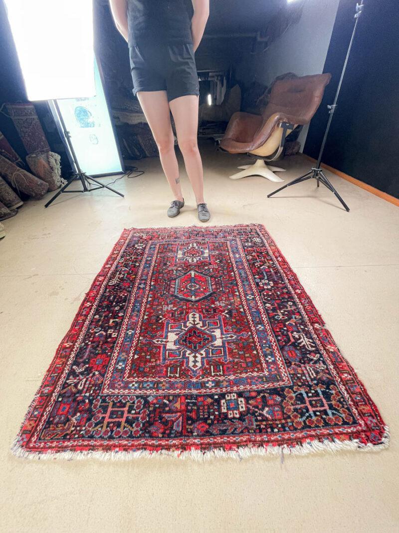 upea hamadan 1960 luvulta  130 x 105 cm