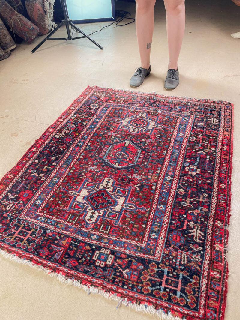 upea hamadan 1960 luvulta  130 x 105 cm