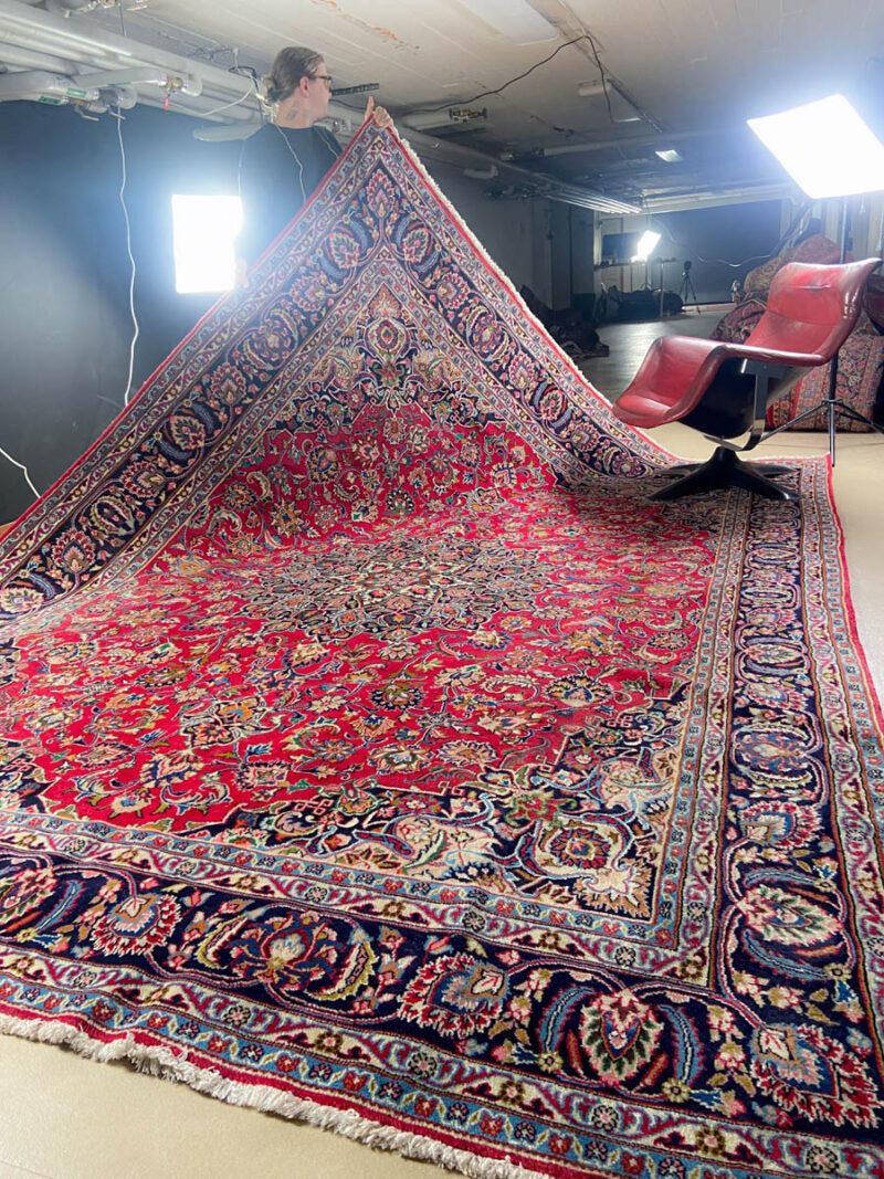 tyrmäävä palatsikokoinen keshan  370 x 285 cm (kopio)