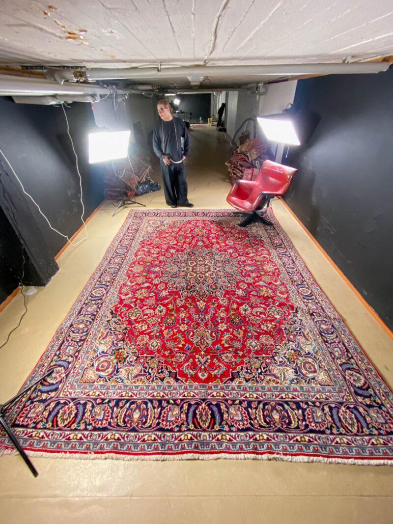 tyrmäävä palatsikokoinen keshan  370 x 285 cm (kopio)
