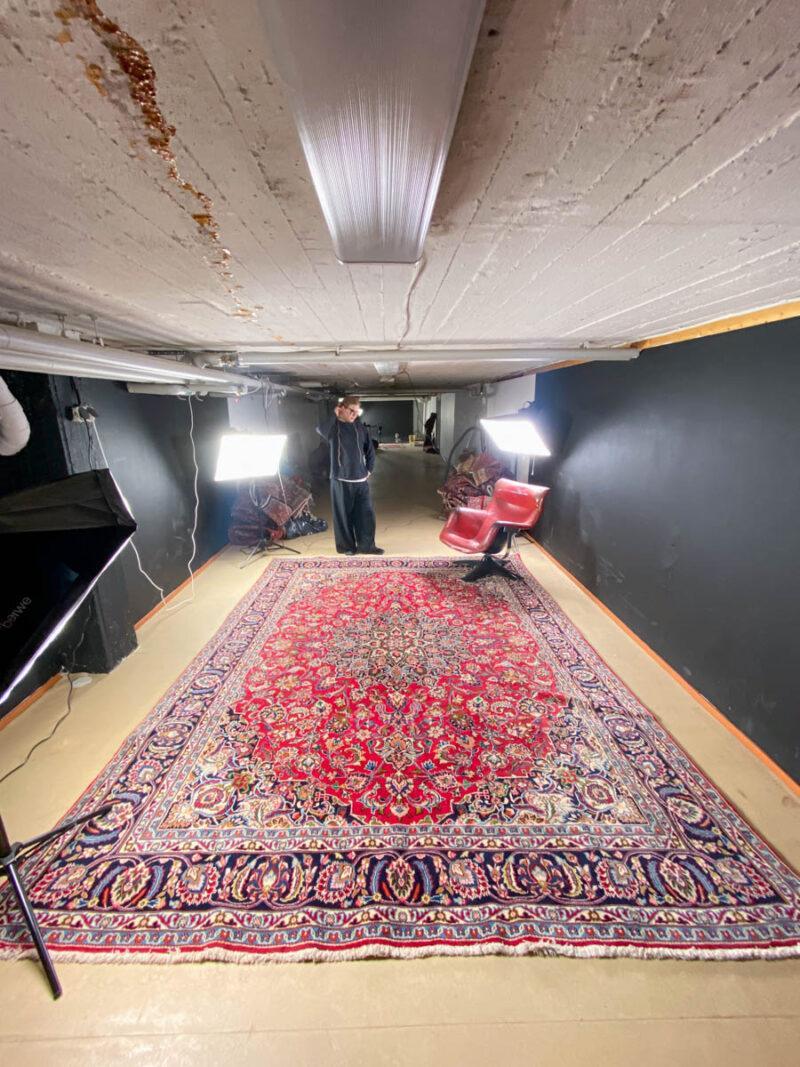 tyrmäävä palatsikokoinen keshan  370 x 285 cm (kopio)