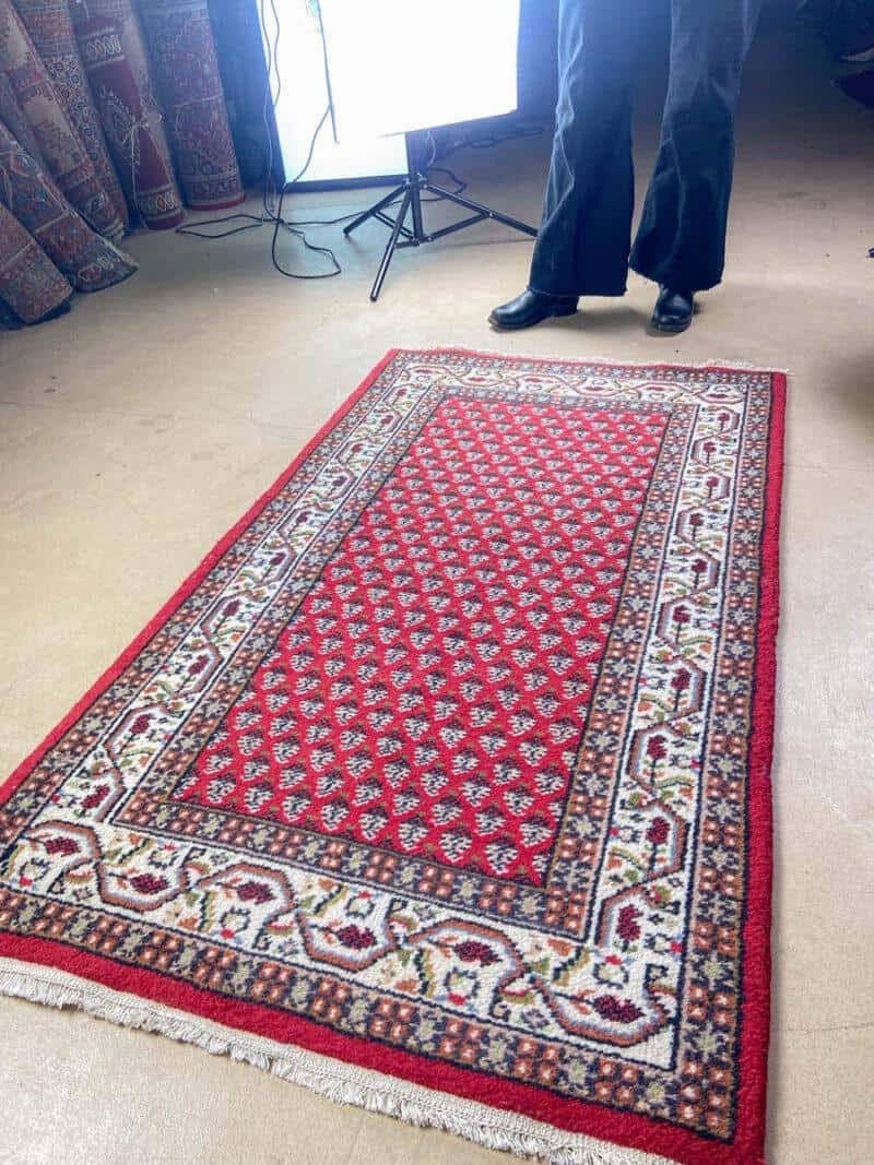 perinteinen punainen sarouk mir 160 x 93 cm
