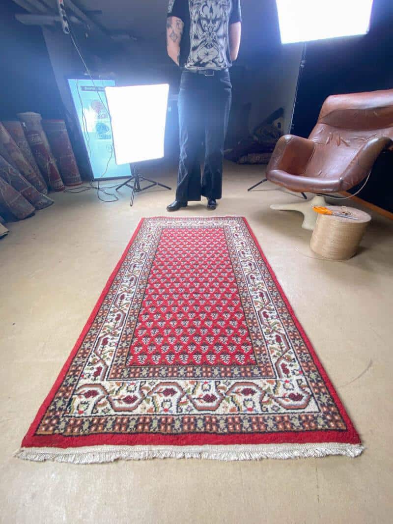 perinteinen punainen sarouk mir 160 x 93 cm