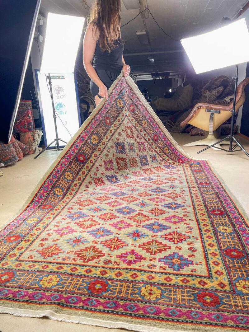 harvinainen vintage hotan 240 x 155 cm