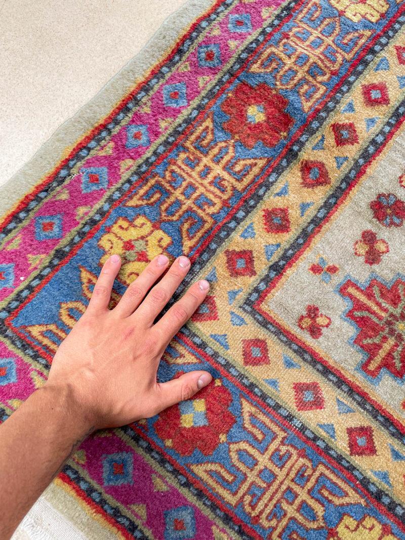 harvinainen vintage hotan 240 x 155 cm