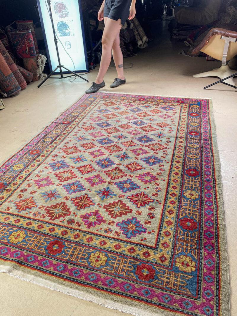 harvinainen vintage hotan 240 x 155 cm