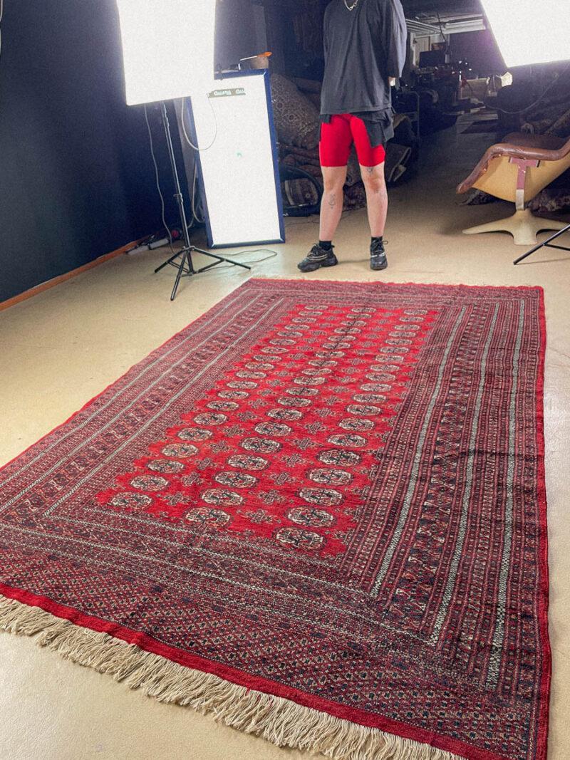 kauniin perinteinen vintage buhara 336 x 250 cm (kopio)