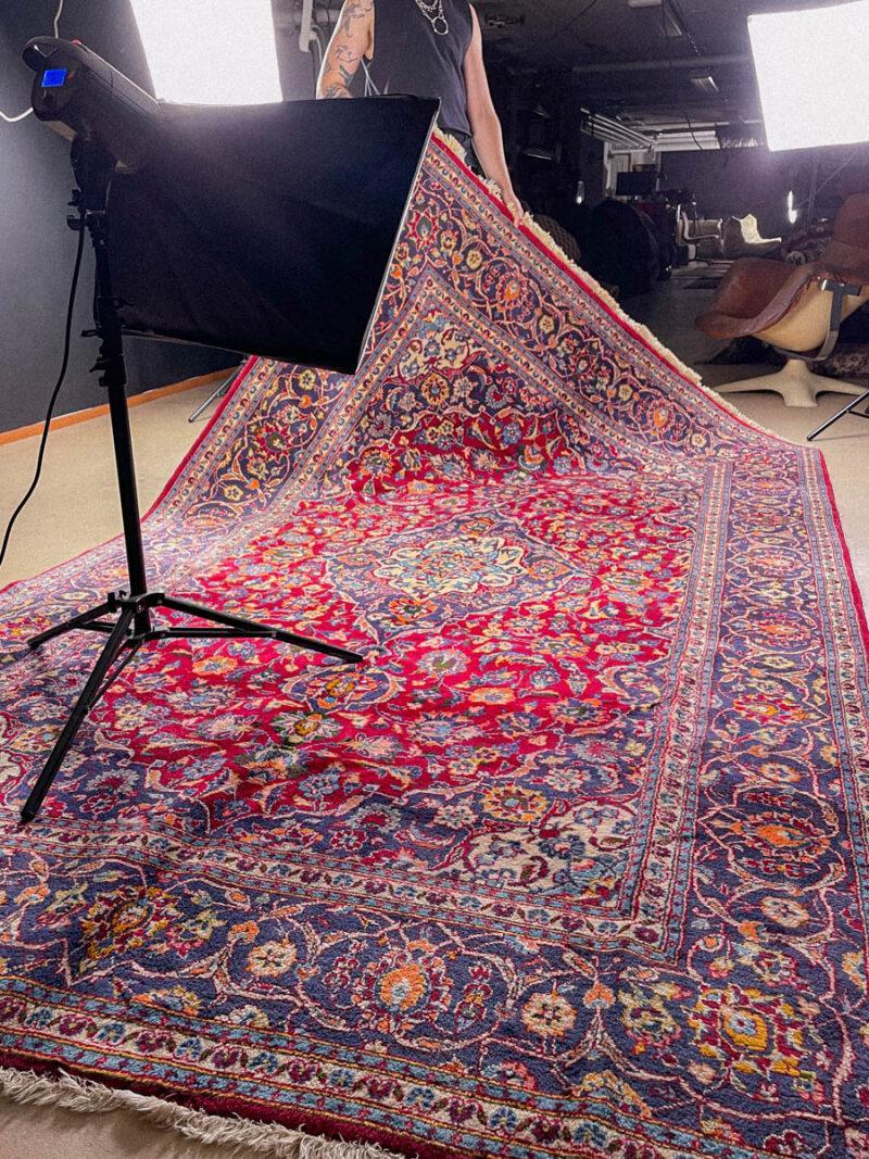 kauniin perinteinen keshan  300 x 190 cm (kopio)