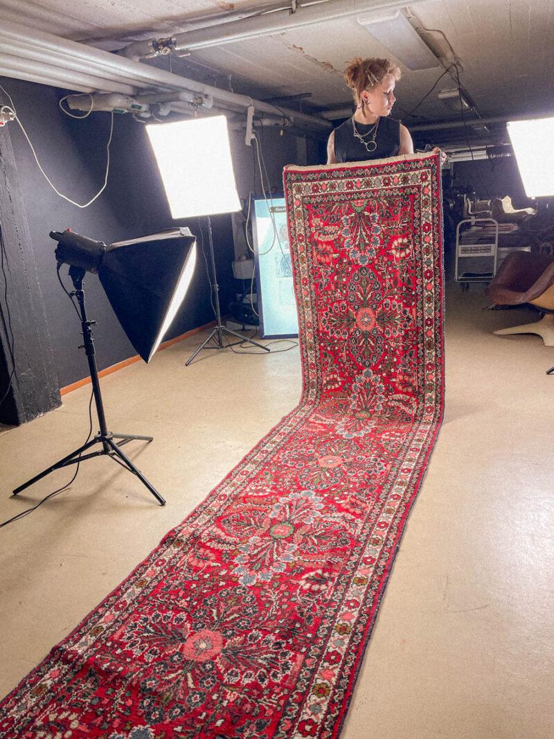 harmoninen hamadan käytävämatto – 290 x 80 cm (kopio)