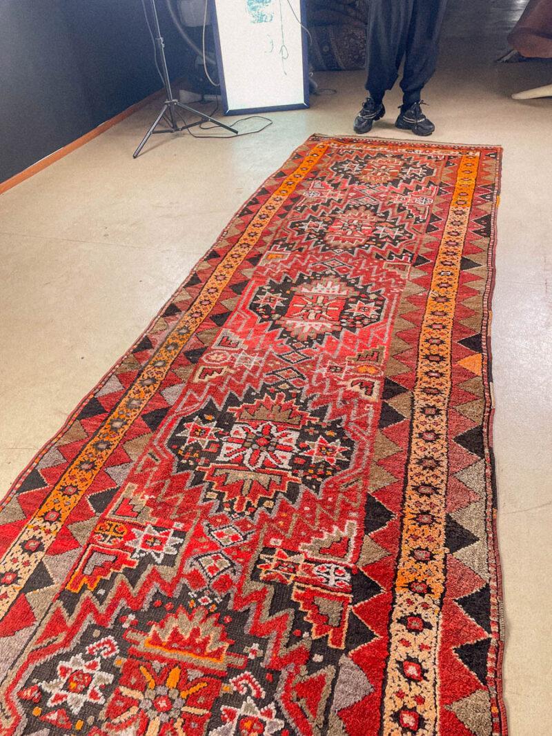 puoliantiikkinen terekeme käytävämatto 375 x 120 cm (kopio)