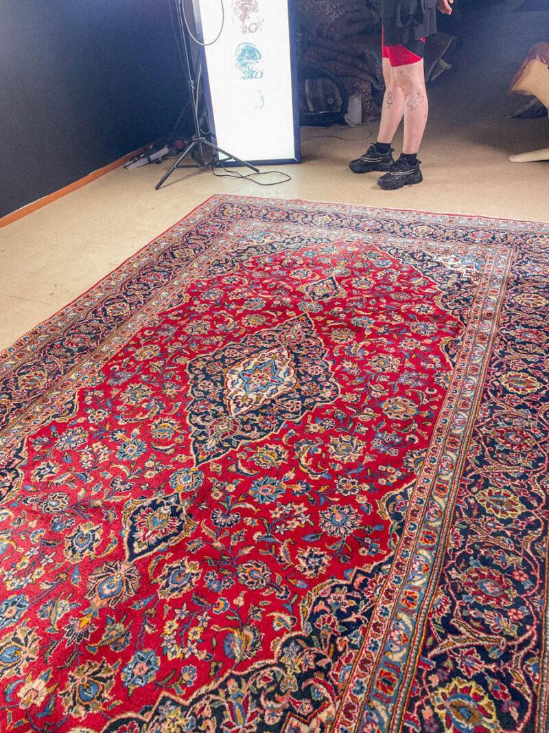kauniin perinteinen keshan  300 x 190 cm (kopio)