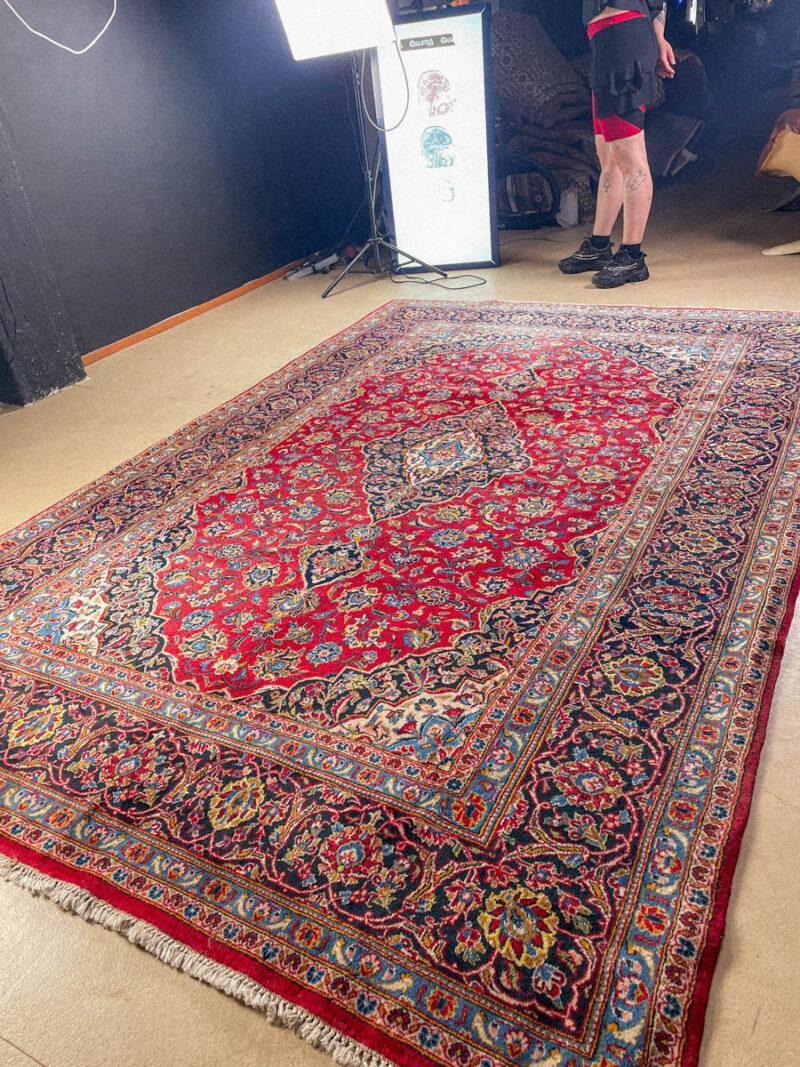 kauniin perinteinen keshan  300 x 190 cm (kopio)