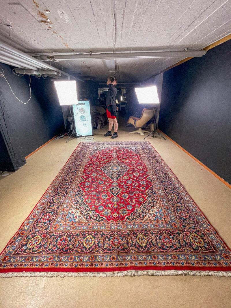 kauniin perinteinen keshan  300 x 190 cm (kopio)