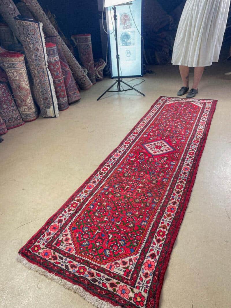perinteinen harmoninen hamadan käytävämatto 285 x 75 cm (kopio)
