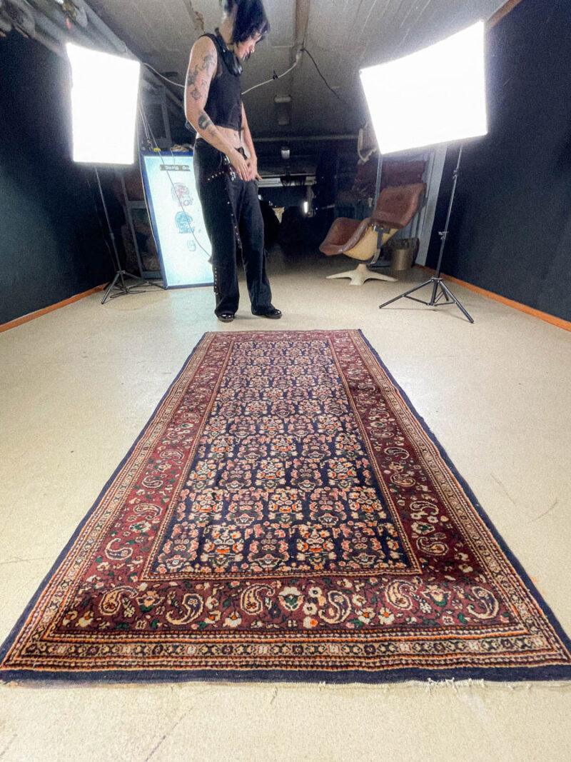 upea tumma vintage tabriz 187 x 105 cm