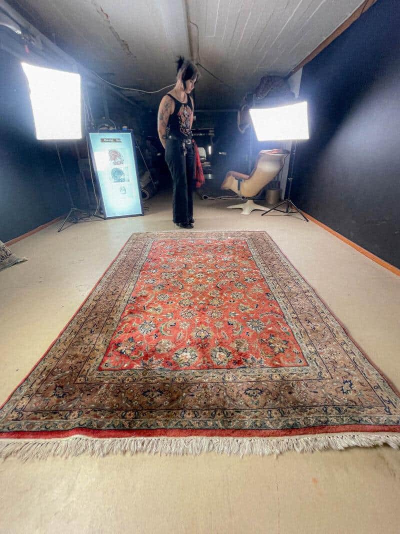 perinteinen sarouk 1970 luvulta 223 x 167 cm