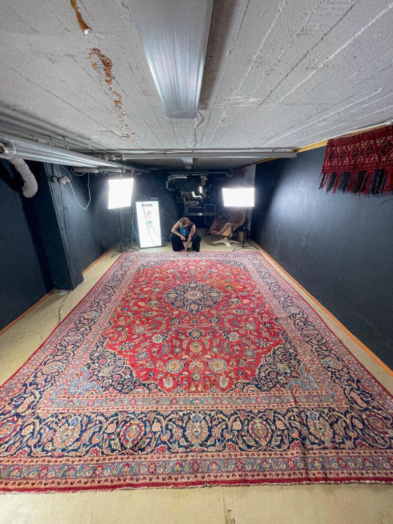 palatsikokoinen keshan 1960 luvulta  410 x 310 cm (kopio)