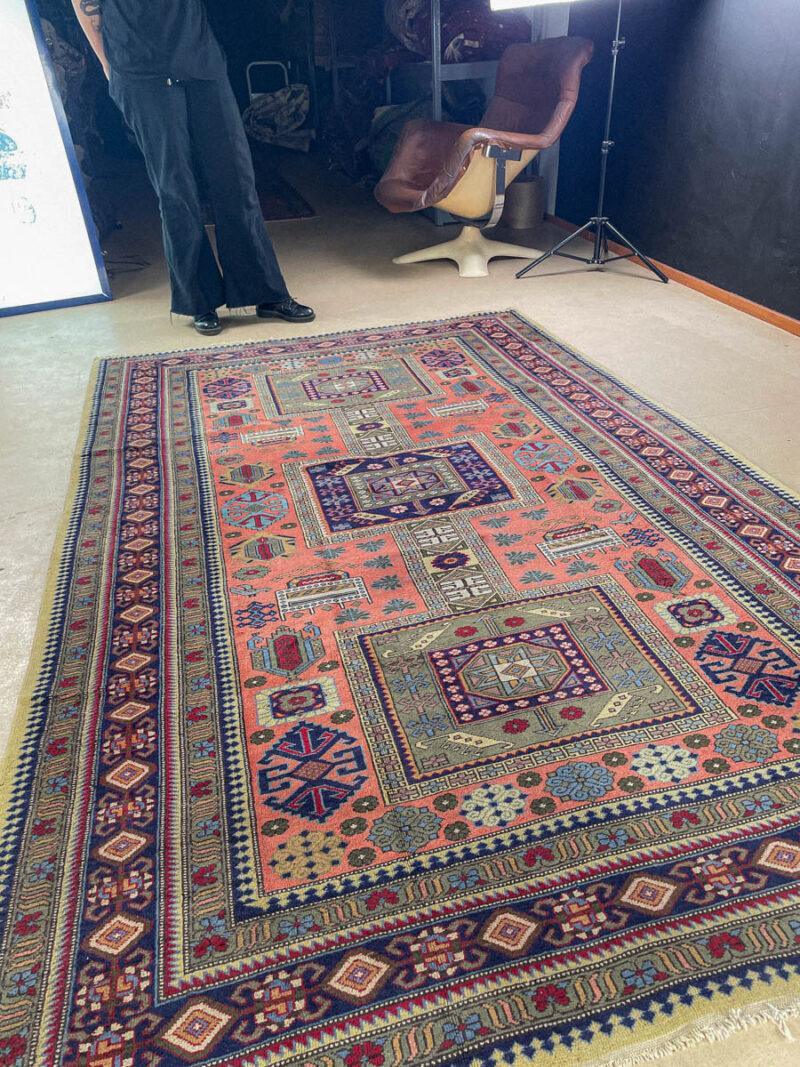vaalea vintage sarouk 1970 luvulta 360 x 265 cm (kopio)
