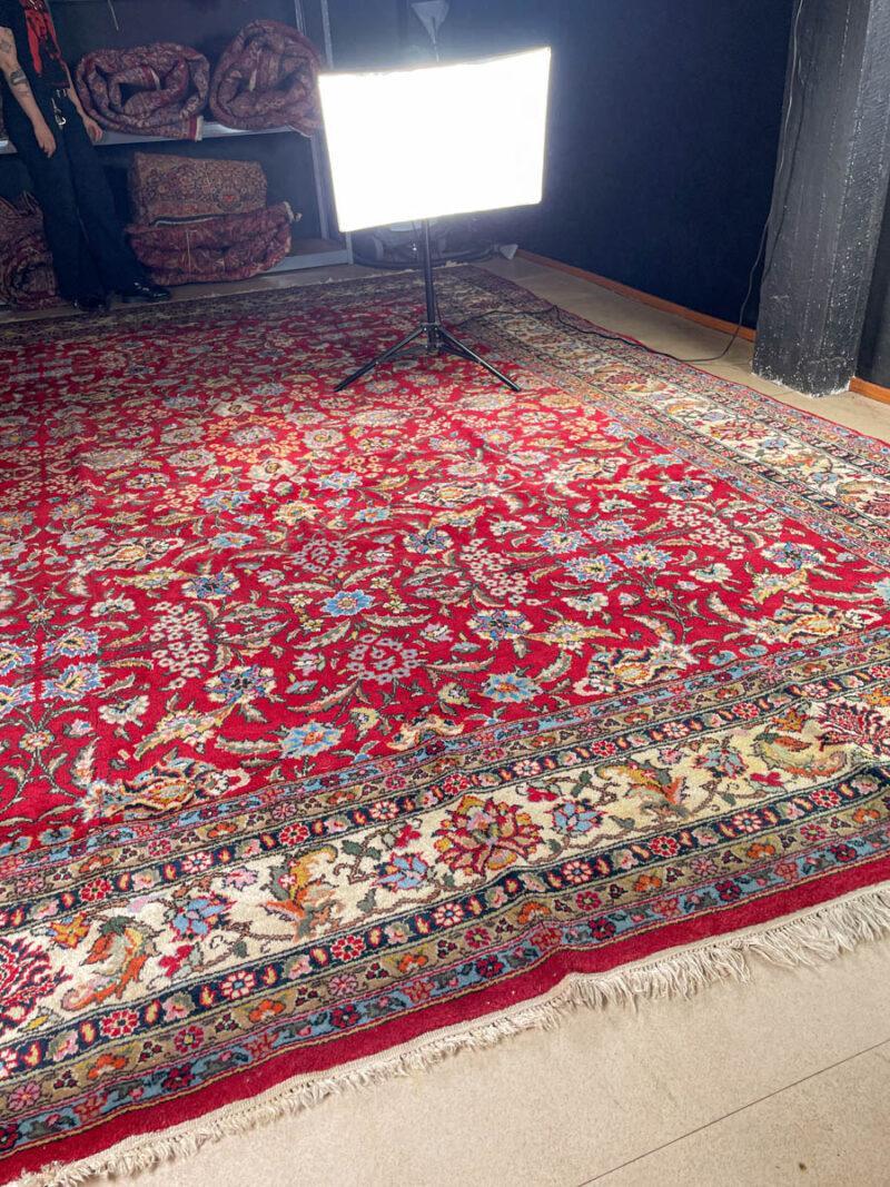 Äärimmäisen suuri palatsikokoinen tabriz (16m²) 470 x 345 cm