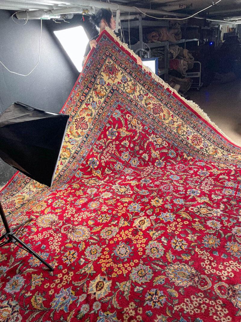 Äärimmäisen suuri palatsikokoinen tabriz (16m²) 470 x 345 cm