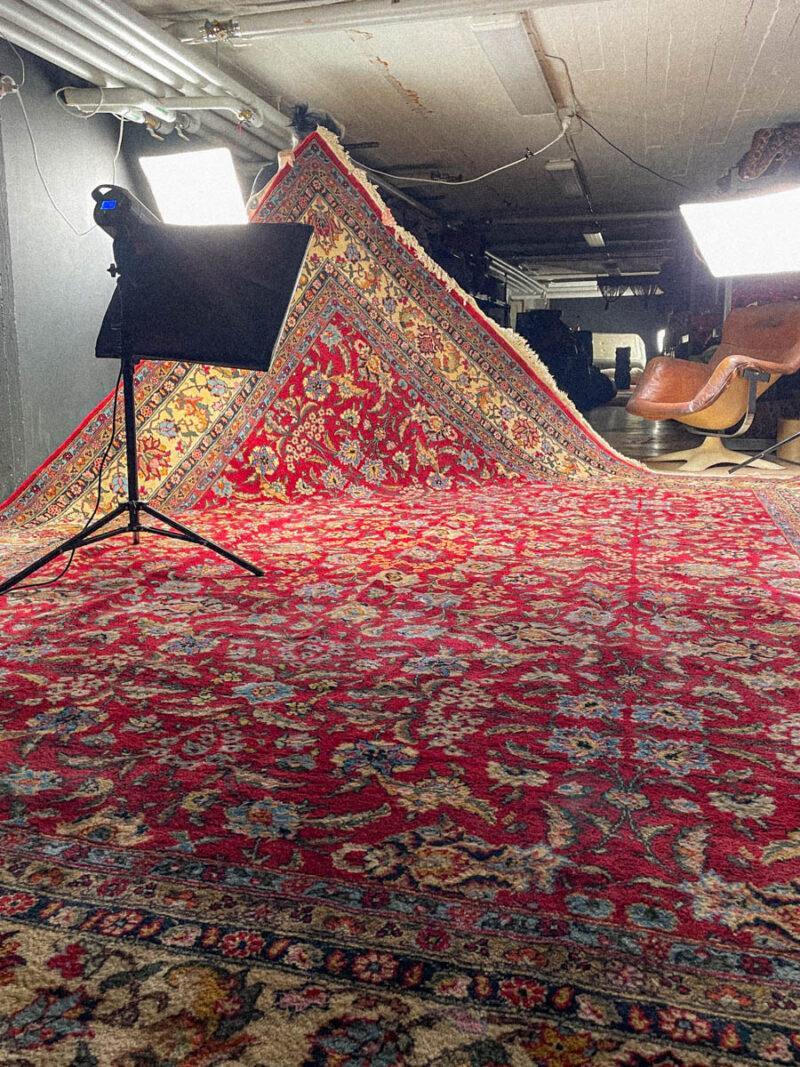 Äärimmäisen suuri palatsikokoinen tabriz (16m²) 470 x 345 cm