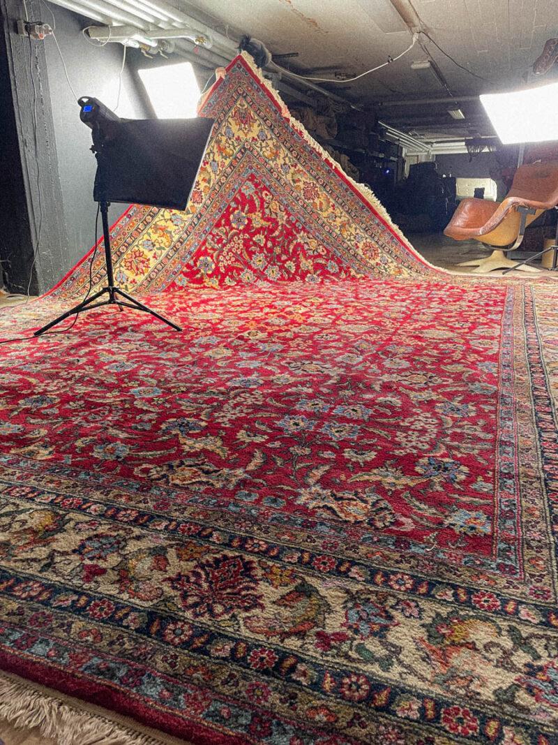 Äärimmäisen suuri palatsikokoinen tabriz (16m²) 470 x 345 cm